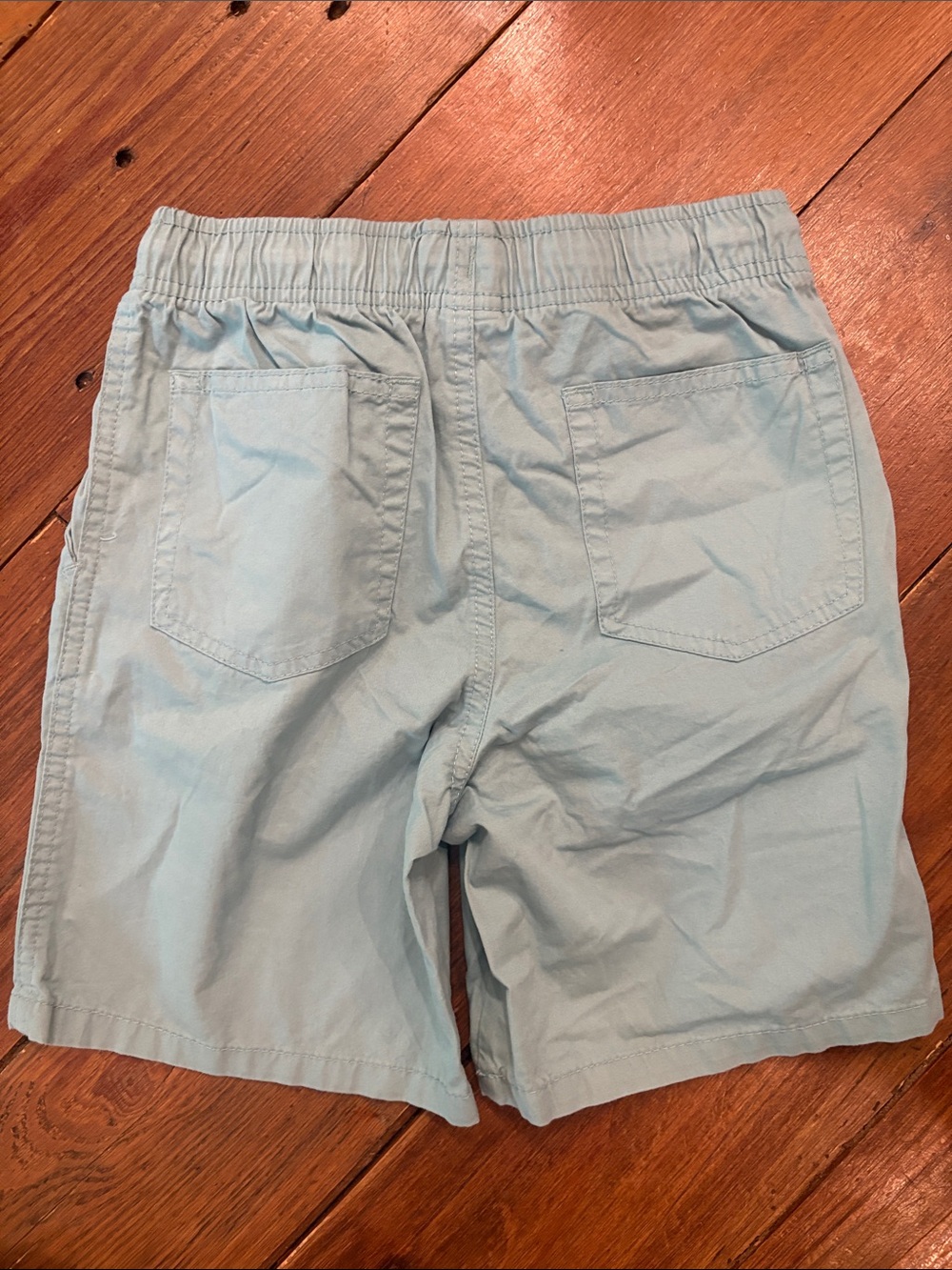 Cat & Jack Kids Pull-On Shorts - Light Blue & Khaki - Picture 8 of 8